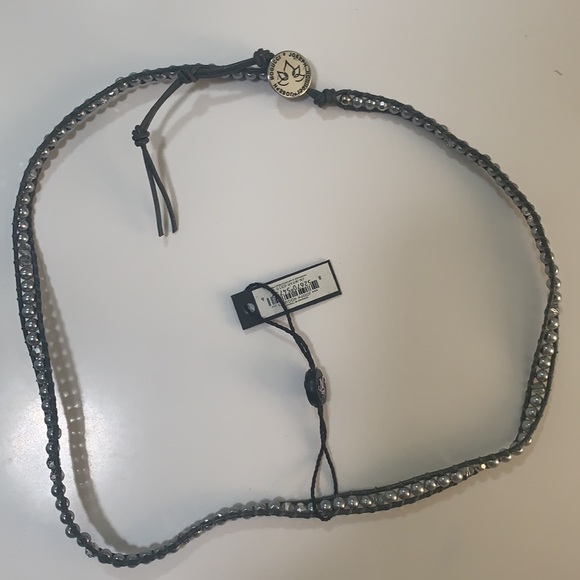 Soft Slate Gray Joseph Nogucci Beaded Bracelet- new - Picture 6 of 7